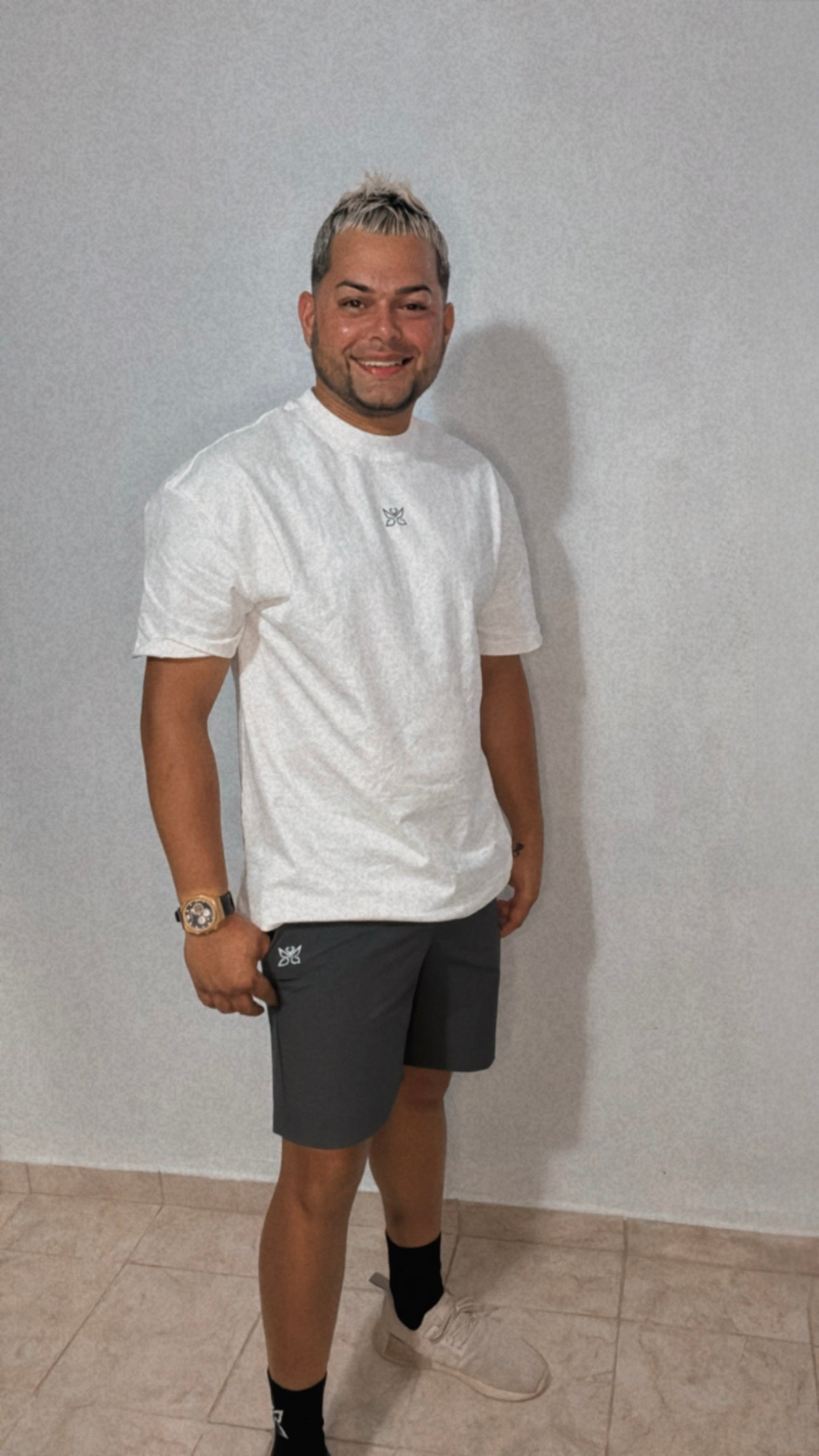 Men T-shirt white